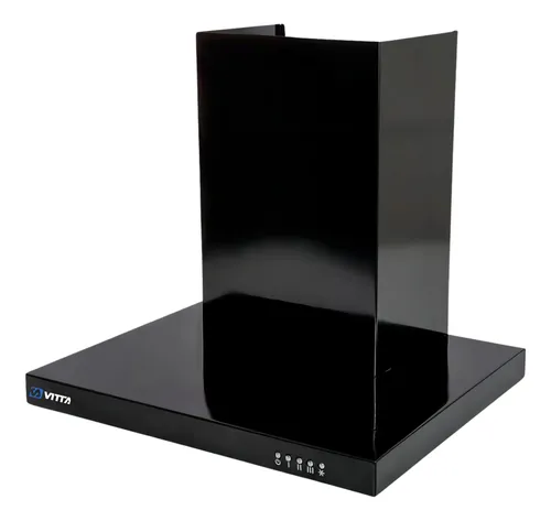 [6457] Campana Vitta Slim 3v 60cm C/salida Negro Acero Inoxidable Negro