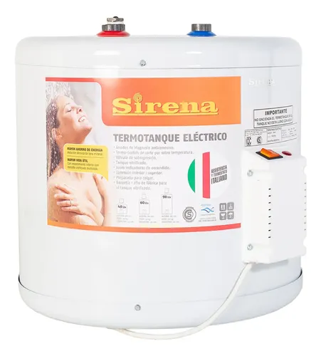 [2058] Termotanque Eléctrico Sirena Te40 Blanco 40l C Sup/infe