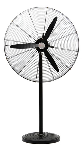 [6786] Ventilador Semi Industrial 24 Pulgadas 2en1 Pie Pared Kanji 60.96 Cm Negro Negro Metal 3