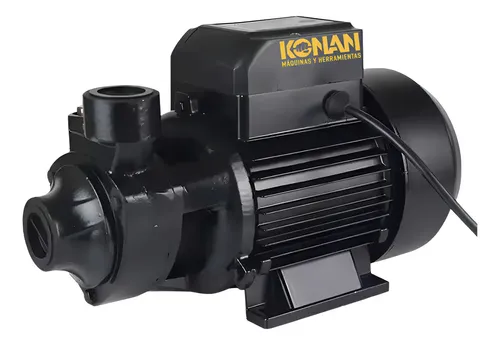 [6165] Bomba Periferica Konan 1/2hp Altura 28mts Caudal 28 L/min Negro 50 Hz Monofásica
