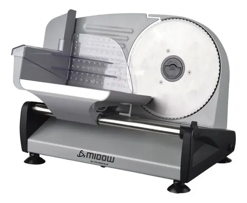 [6028] Cortadora Fiambres Y Alimentos Familiar Midow Corte 1-15mm Gris