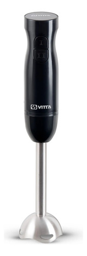 Minipimer Mixer Vitta 800w 2 Vel Acero Inoxidable Negra Negro