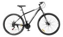 Bicicleta Mountain Bike Kanji R29 7 Velocidades Freno A Disc Negro Con Blanco 18