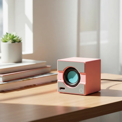 [6776] Parlante Portátil Music Bluetooth Mini Usb Altavoz Rosa