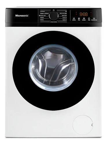 [7100] Lavarropas Automático Microsonic 8kg Frontal Inverter Blanco