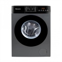 Lavarropas Automático Microsonic 8kg Inverter Frontal Gris Blanco