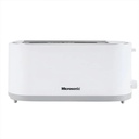 Tostadora Eléctrica Microsonic 4 Panes Rebanadas 7 Niveles Color Blanco
