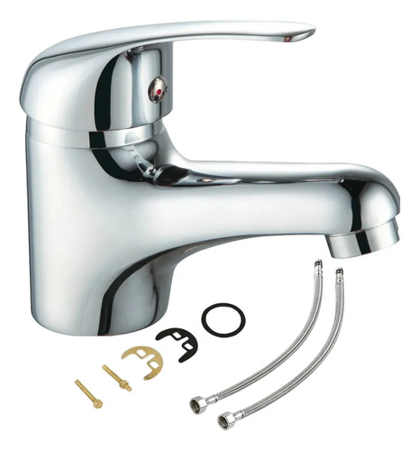 [7040] Griferia Monocomando Vox 035mm Acero Inox Cromado Vanitory Cromoda Cromado