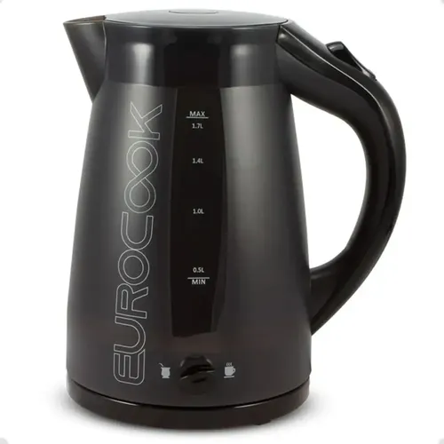 Pava Electrica Eurocook 1,7l Ec-kep17mn (negra) Negro