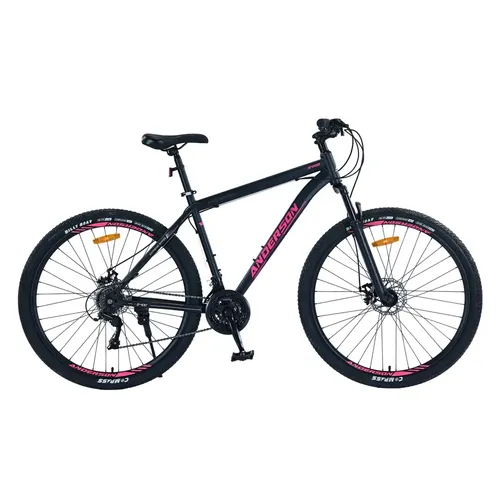 [7699] Bicicleta Anderson Acero S400 R29" X 18" Negro/Rosa