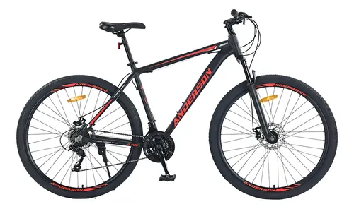 Bicicleta Anderson Aluminio S600 R29" X 20" Negro/Rojo