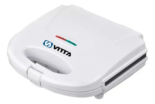 [4478] Sandwichera Blanca Tostadora Antiadherente 700w - Vitta Negro