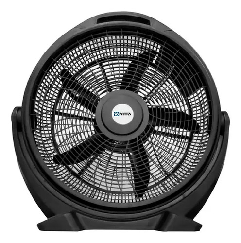[3499] Ventilador Turbo 20  130w Vitta Potente 5 Aspas Reclinable - 50 Cm - 50 - Negro - Negro - Plástico - 5