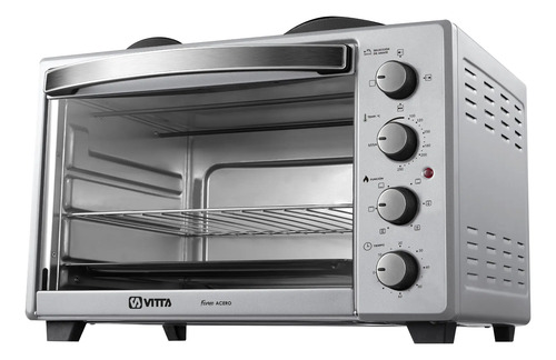[2951] Horno Electrico Forno - Vitta 55l Con Anafe (Acero)