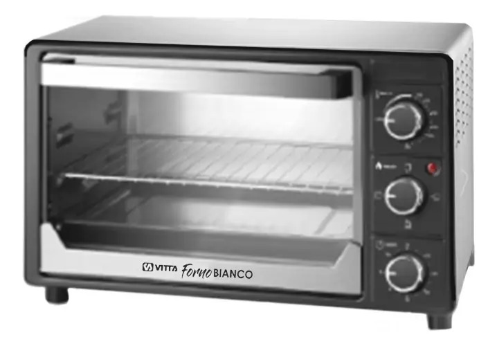 [3242] Horno Electrico Forno Vitta 45l Con Anafe (Acero)