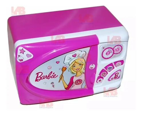 [3852] Microondas Glam Juguete Barbie C/sonido. 640 Color Rosa