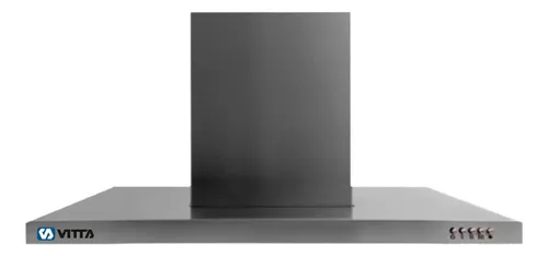 [3140] Extractor Campana Isla Slim Vitta S/salida 90x60 Cm Acero Plateado