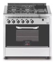 Cocina Industrial Usman Win 85 Cm Visor + Plancha Infinity Plateado