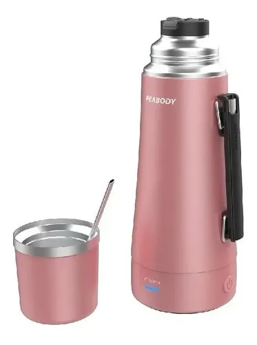 [5007] Termo Eléctrico Etermo Peabody Pe-eta1001g Mate 700w 1 Litro Color Rose Gold