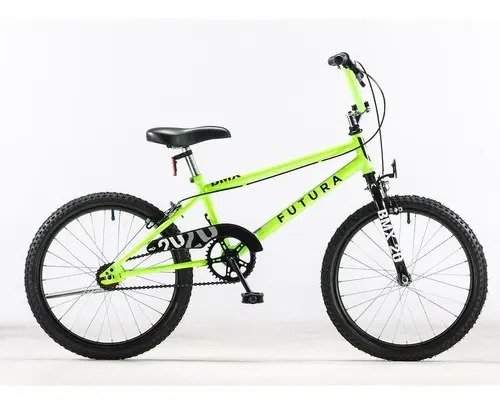 [4142] Bicicleta Rodado 20 Futura Bmx Amarillo Fluo