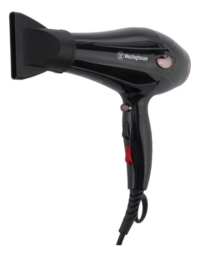 [355] Secador De Pelo Westinghouse 2000w 3 Temperaturas Lh Color Negro