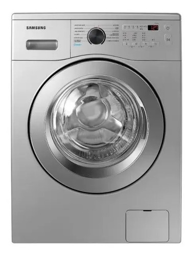[3919] Lavarropas Automático Carga Frontal 7 Kg - Inverter White. Plateado