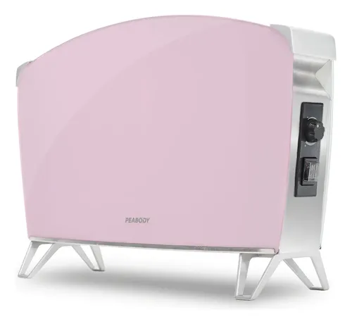 Calefactor Eléctrico Vitroconvector Doble Vidrio Peabody Pe-bvc15p 1500w Color Rosa