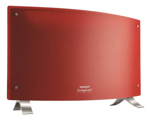 Panel Calefactor Eléctrico Peabody Pe-vqm20 Rojo 220v P2 Rojo