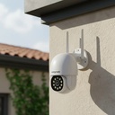 Camara Kanji Smart Ip Kj-camip1mx4 Wifi 1080fhd Seguridad Color Blanco