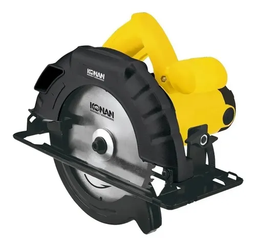 Sierra Circular 1300w - 24 Dientes Konan Frecuencia 50 Amarillo