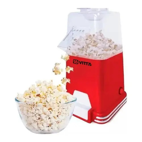 [4535] Pochoclera Vitta Pcm-pm1200s-02 Aire Caliente Roja 1.2 Kw