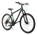 Bicicleta Mountain Bike R26 Head 21 Velocidades Frenos Disco Color Negro/verde Tamaño Del Cuadro M