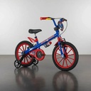 Bicicleta Infantil Aro 16 Capitán América Nathor, Color Azul
