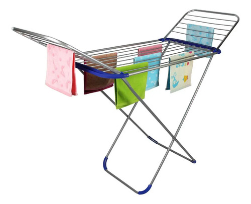 [6130] Tender Horizontal De Aluminio Aletas Plegables 173cm Midow Plateado