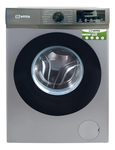 [6095] Lavarropas Vitta Inverter 8kg Silver 1200 Rpm Vit-wmcfsl8k