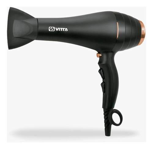 [6041] Secador De Pelo Vitta Beauty Negro Y Dorado Vit-hd2200