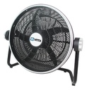 Ventilador Turbo De 20 P 90w Vitta 5 Aspas Plasticas  50 Cm 50 Hz Negro Plástico 5