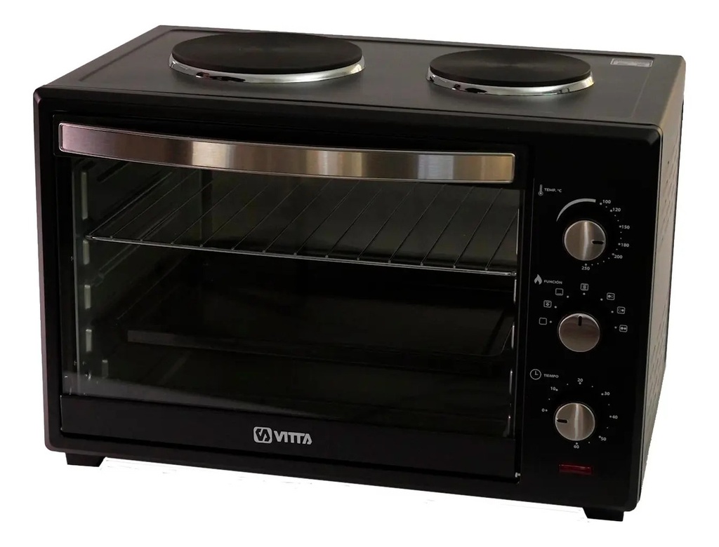 [2658] Horno Electrico Forno Vitta 70l - Con Anafe (Negro)