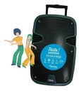 Parlante Harrison Kj-fluid - 12 Pulgadas Luces Led C/ Lector