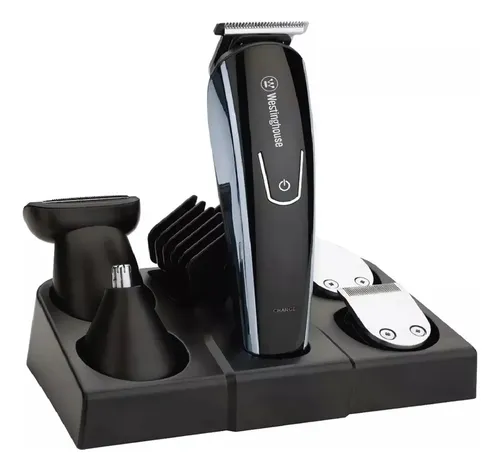 Maquina Cortadora De Barba Accesorios 6 Funciones Carga Usb Negro