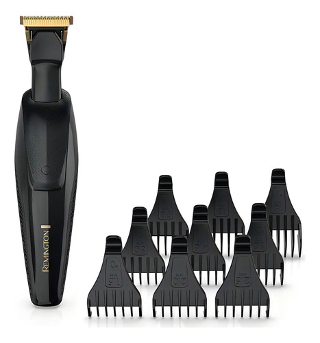 [2753] Recortadora De Barba Remington T-series Color Negro Y Dorado