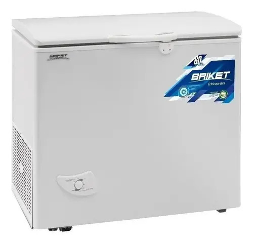 [360] Freezer Horizontal Pozo Briket Fr 2500 Dual Tropical 224 Lt Blanco