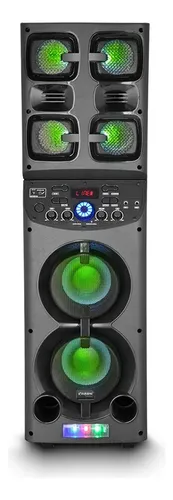 Parlante Portátil Bluetooth Sbl-6500bt Crown Mustang 8500w Color Negro