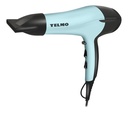 Secador Pelo Profesional 2200w Tourmaline Ion Yelmo Sc-3630  Celeste