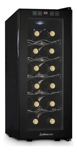 [4567] Cava De Vinos Termoeléctrica 12 Botellas Ultracomb Cv-6012 Panel Táctil