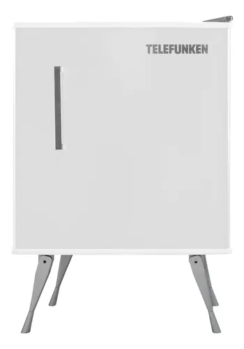 [5103] Heladera Telefunken  Blanco/gris/rojo 48l Con Congelador. (Blanco)