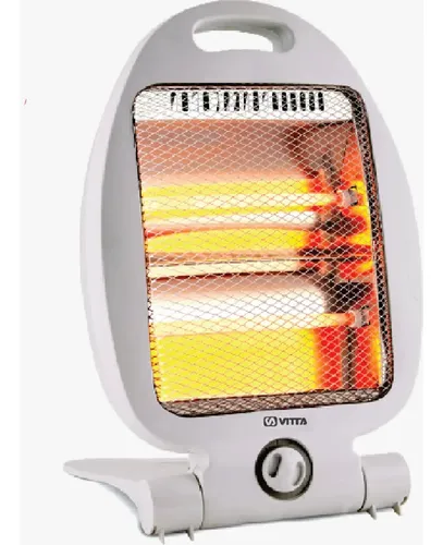 [4384] Estufa Halogena Vitta 2 Velas 800w Vit-302 Blanco 